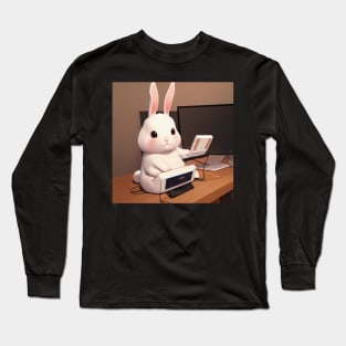 Multi Tasking Bunny Long Sleeve T-Shirt